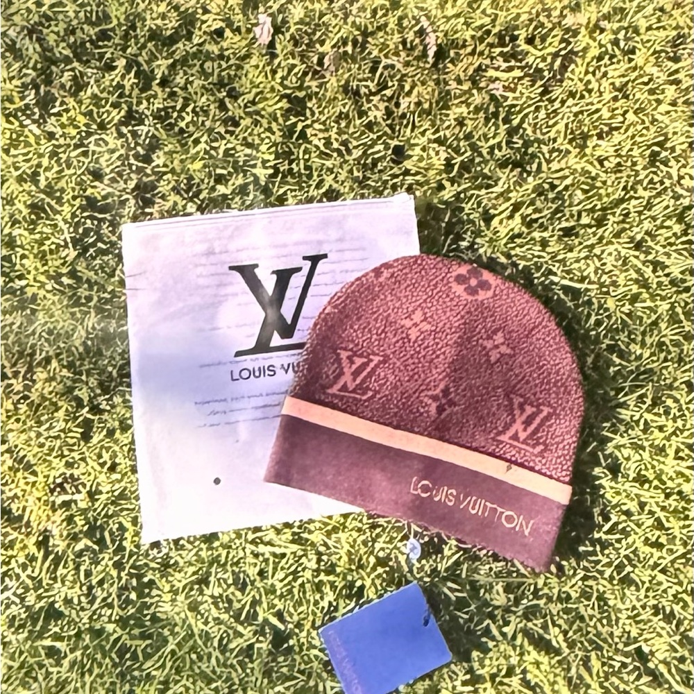 Louis Vuitton Brown Beanie